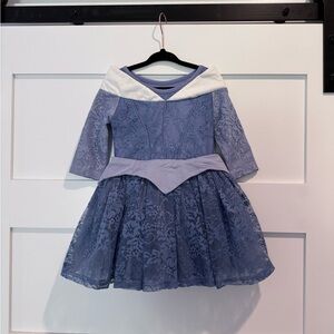 Elegant Blue Lace Kids Dress